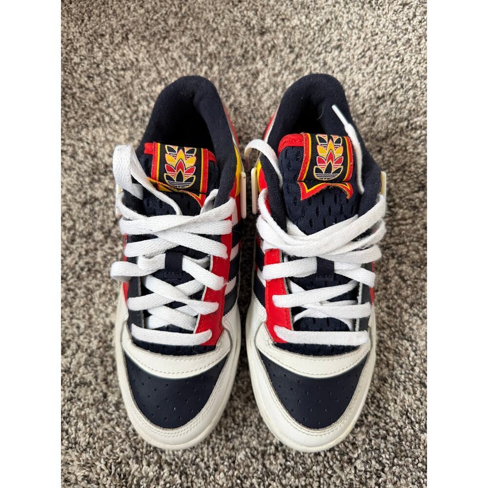 Adidas Forum Low Legend Ink Red size 5.5 - Picture 3 of 7